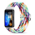 Senbos Nylon Strap Compatible with Huawei Band 8, Adjustable Replacement Bands for Huawei Band 8, Comfortable Elastic Nylon Braided Wristband Compatible with Huawei Band 8 for Unisex