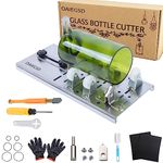 Glass Bottle Cutter, Bottle Cutter & Glass Cutter Bundle for DIY Project Crafts, Glass Cutter for Bottles for Cutting Wine, Beer, Mason Jars, Whiskey, Round and Oval Bottles