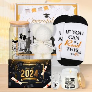 Graduation Gifts for Her 2024, Congrats Grad Gift Basket High School College Graduation Gift Box, Congratulations Gifts for Graduates Girls Women Daughter Sister Friends