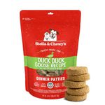 Stella & Chewy's Freeze-Dried Raw Duck Duck Goose Dinner Patties Dog Food, 15 oz. bag