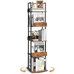 Bikoney Bookshelves 5-Tier, Rotatin