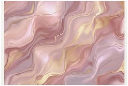 BrickByDreamCo Rose Gold Marble Canvas | Matte Stretched Wall Art