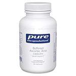 Pure Encapsulations - Buffered Ascorbic Acid - Gentle Vitamin C 670mg - with Calcium Ascorbate, Magnesium Ascorbate and Potassium Ascorbate - 90 Capsules