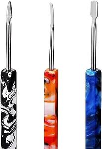 Spacenight Wax Carving Tool Epoxy Resin Grip, Artistic Pattern, Stainless Steel Tip Allows for Precise Pickup and Placement. 3pcs