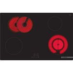 Bosch PKN811BA2E Serie 4, Built-in Electric hob, 80 cm Black