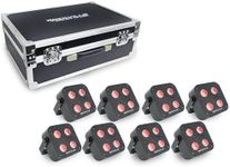 Rockville 8 Pack MINI RF4 V2 Black 