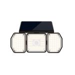 Dylect® Eco Solar Security Light Outdoor for 12Hr Runtime, 3 x Movable Panel, Ultra Bright with Advanced Motion Sensor, IP64 Waterproof, Solar Light for Shop, Garden, Home, Parking (Warm + Cool White)
