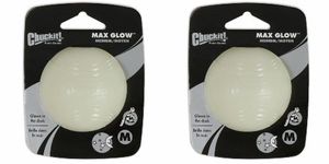 Chuckit! Max Glow Ball, Medium 2ct (2 x 1ct)