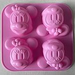 4 Cups Minnie Mouse Silicone Cake m
