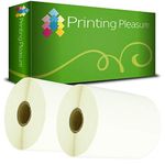 Printing Pleasure 2 x Zebra 100mm x 210mm Compatible Direct Thermal Labels for Zebra Type Printers | 200 Labels per Roll