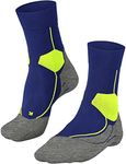 FALKE Men's Stabilizing Cool Running Socks, Mid Calf, Medium Cushion, High Protection, Breathable Quick Dry, Lyocell, Blue (Yve 6714), 6.5-8.5, 1 Pair