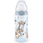 NUK Active Cup Toddler Cup | 12+ Months | Leak-Proof Soft Drinking Spout | Clip & Protective Cap | BPA-Free | 300 ml | Disney Winnie the Pooh | Beige