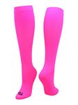 TCK Krazisox Neon Over The Calf Socks - Pink - L