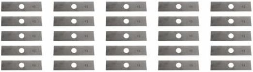 USA Mower Blades 25 8"x2" Unpainted Edger Blades for Echo 720237001, RYOBI 613223, Husqvarna:578 39 28-02, 601 00 24-54