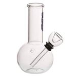 Metier Glass Bong (bong for smoking/glass bong/bong 5 Inch/best bong/bongs) (5 inch, Transparent) Pack Of 1