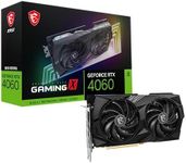 MSI Gaming GeForce RTX 4060 8GB GDRR6 128-Bit HDMI/DP Nvlink TORX Fan 4.0 Ada Lovelace Architecture Graphics Card (RTX 4060 Gaming X 8G)