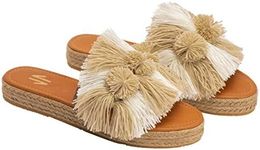 SILVIA COBOS Salsa Flatform Espadrille Sandals for Women Sandalias De Mujer White 5