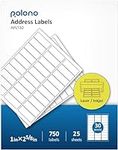Address Labels, 1" x 2-5/8" Shippin