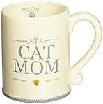 "Cat Mom" Ceramic Coffee Mug Meow A