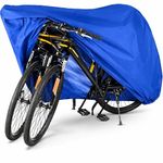 Waterproof Blue Bicycle Cover for Single/Double Cycle – Dustproof, UV Resistant Bike Cover
