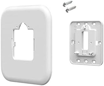 ARYEIELLSOW THP2400A1080 Large Cover Plate & Electrical Box Adaptor for T-Series Thermostats, White (1)