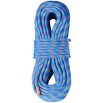 VEVOR 10.2mm Dynamic Climbing Rope, 50M(164ft) Outdoor Rock Climbing Rope 25KN Breaking Tension, Stretchable Fiber Rope with Steel Snap Hooks for Escape, Rappelling, Fire Rescue, Blue