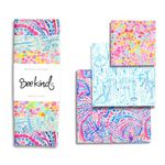 Bee Kind® Beeswax Food Wrap - 3 Pack (S,M,L) - Handmade in Canada - Handpainted Designs - Premium Quality (Eurotrip)