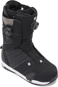 DC Shoes Men's Judge Step On Snowboard Boots - Micro-Adjustable BOA Snowboarding Boot with Insulated Liner & Molded Insole - Black, 12
