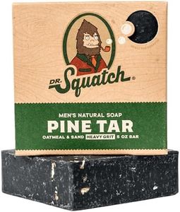 Dr. Squatch All Natural Bar Soap for Men with Heavy Grit, Pine Tar