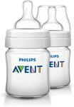 Philips Avent Anti-Colic Baby Bottles 4oz, 2pk, SCF560/27