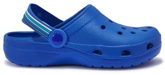 Boys Girls Children Infants Clogs Beach Holiday Summer HOILDAY Pool Mule Sandals Blue