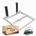 10L0L Aluminum Battery Tray Rack for EZGO TXT/Medalist 1994+, Freedom TXT and Valor 36V/48V Electric Golf Carts, Replace 70046-G01 600496, Heavy Duty Construction and No Drilling Needed