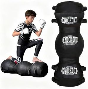 25 LBS Filled Ground & Pound Grappling Dummy for MMA Submission Fitness Punching Kickboxing Tackling BJJ Training Boxing Wrestling Practice for Kids (Ready to Use)