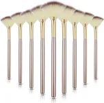 9 Pieces Facial Fan Mask Brushes, S