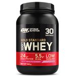 Optimum Nutrition Gold Standard 100% Whey Muscle Building and Recovery Protein Powder With Naturally Occurring Glutamine and BCAA Amino Acids, White Chocolate Raspberry Flavour, 30 Servings, 900 g