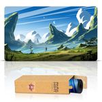 Paramint Fresh Plain (Stitched Edges) - MTG Play Mat - Compatible with Magic: The Gathering Play Mats - Play MTG, YuGiOh, TCG - Play Mats with Original Designs and Accessories