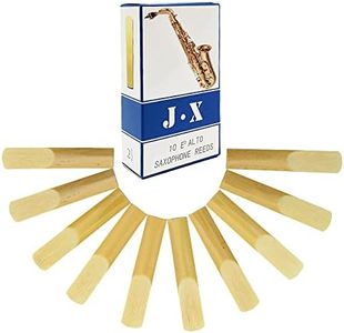 NICAVKIT 10 Pack Alto Saxophone Reeds 2.0/2.5/3.0, Alto Sax Reeds Strength 2.5 with Storage Box, Traditional Reeds for Alto Saxophone