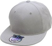 KB-Ethos KBETHOS KNW-2364 LGY (8) The Real Fitted Flat-Bill Hats True-Fit, 9 Sizes & 20 Colors