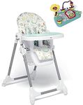 Mamas & Papas Snax Adjustable Highchair, 3 Recline Positions, Foldable with Removable Tray - Safari