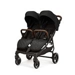 Ickle Bubba Venus Prime Double Stroller - Black