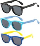 FANNYGO 3 Pack kids sunglasses for 