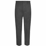 Listers Schoolwear Boys All Around Fully Elasticated Easy Dressing Pull Up School Trousers - Grey Black Navy - All Around Pull On Comfort Fit 2-16 Years