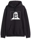 THE DUFFERS Men & Women Cotton Anime Hoodie Shino Manga Hooded Sweatshirt Black