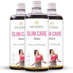 NATURREL Fat Loss & Slim Care Juice for Supports Weight Management | Pure & 100% Ayurvedic | No added sugar | Pack of 3-1L Each