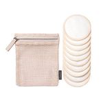 Paula's Choice Reusable Makeup Remover Pads, Cotton & Bamboo Rounds for Toner & Exfoliants, Includes Washable Bag for Laundry & Storage, 10 Count