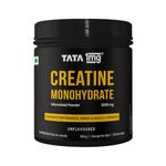 TATA 1MG Creatine Monohydrate | 100% Pure, Micronized | No Additives, No Preservatives | Zero Calories | Boosts Strength, Power & Recovery | Fast Absorption | Unflavoured,250gm