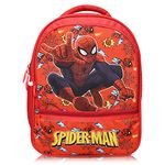 Stylbase Spiderman Kids School Bags for Boys And Girls Printed Cartoon Waterproof Bag | Kids Backpack Ideal for ukg Nursery 1st class Ages 5-7 Years Boys And Girls (14 inches 18L)