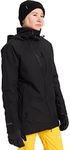 Burton Women's Standard Gore-TEX Pillowline Jacket, True Black, Small