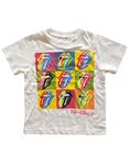 The Rolling Stones Toddler T Shirt Two Tone Tongues Official 12 Months To 5 Yrs Size 18 Months Black