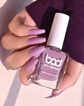 BAD COMPANY Nail Polish 10ml, No Toxin Nail Lacquer, Long Lasting, Chip Resistant, Vegan, Quick Dry & Cruelty-Free Nail Paint - Keeping My Words 80 (Nude Mauve Nail Paint)